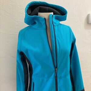 Port Authority - ocean blue and grey jacket  - size Small
